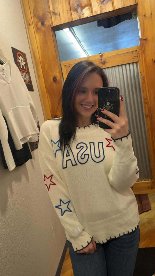 Simply Southern Sweet Stars Sweater