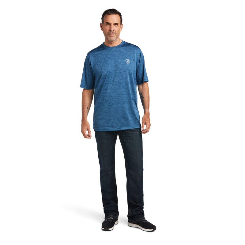 Ariat Charger Vertical Flag Red Tee