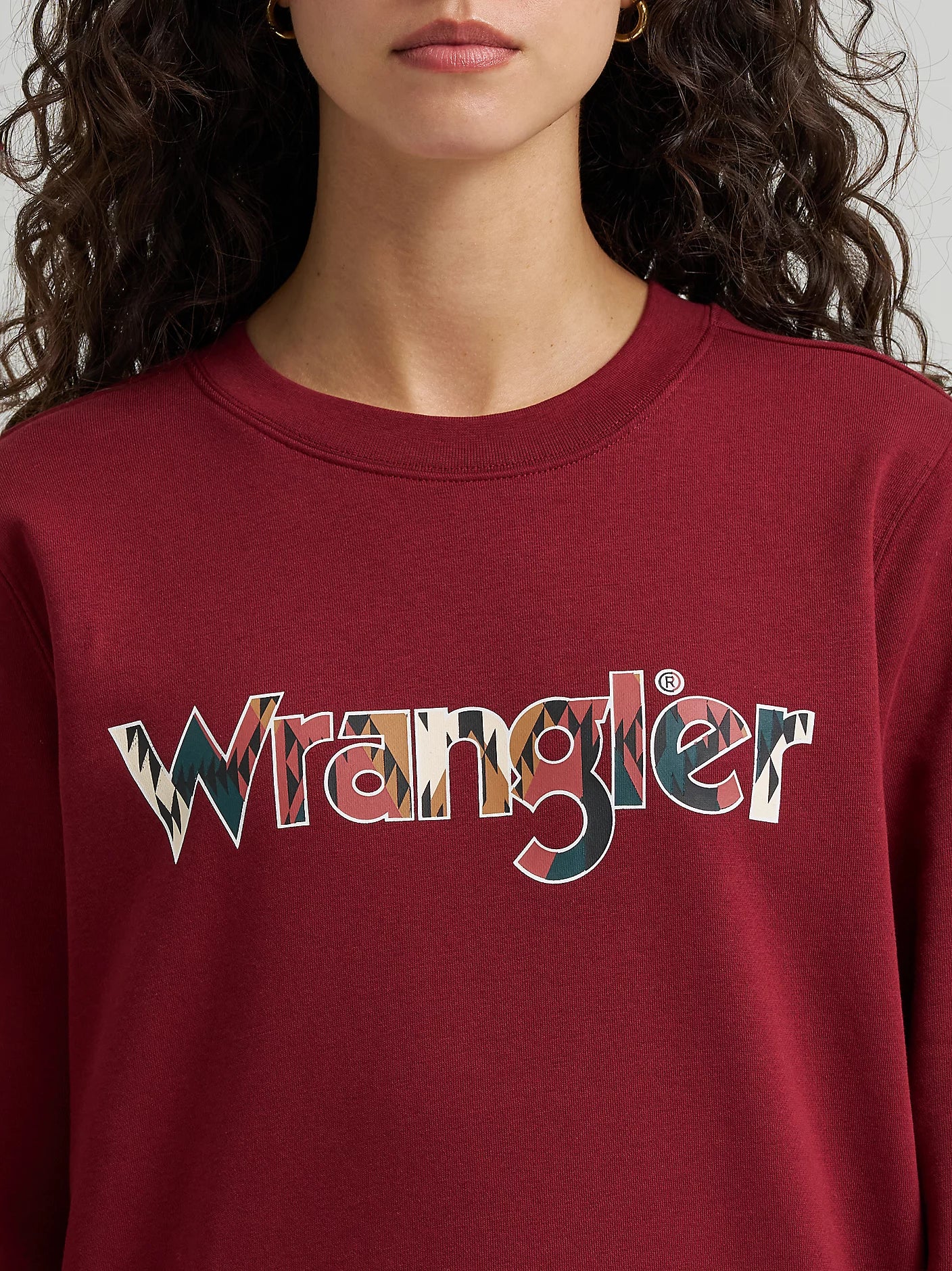 Ladies Wrangler Aztec Crew