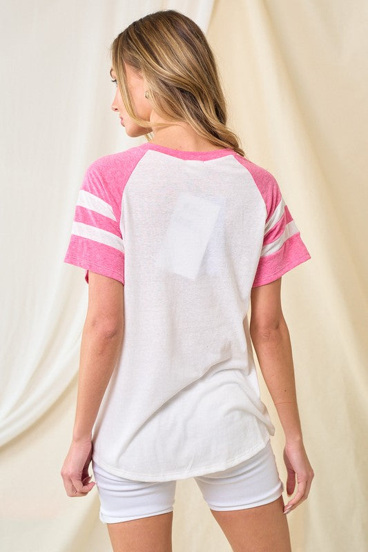 Charolette Baseball Tee