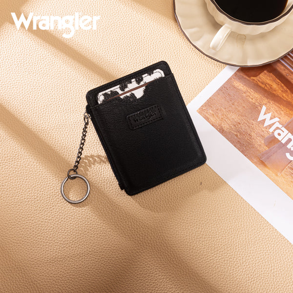Wrangler Leopard Small Card Wallet Key Chain
