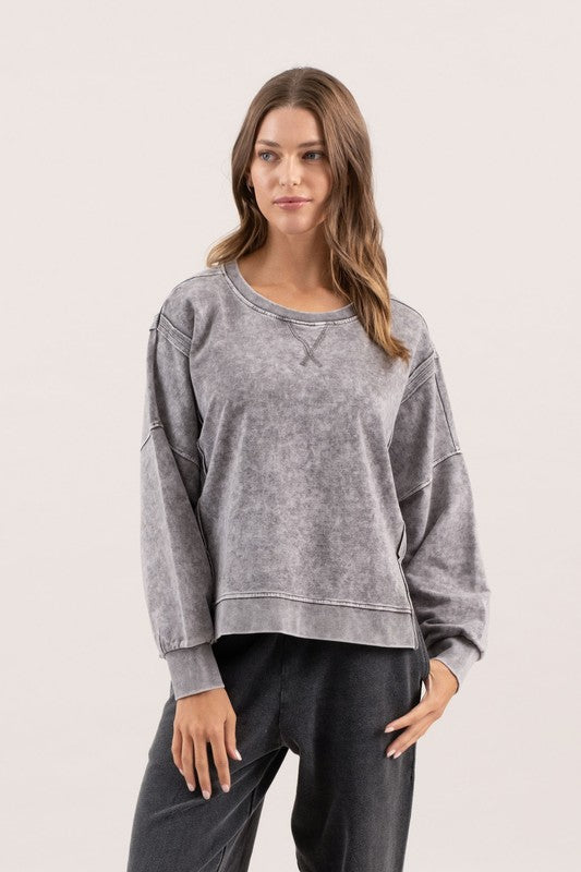 Charcoal Love Sweatshirt