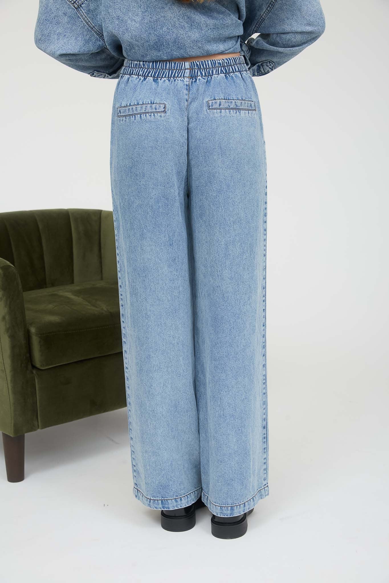 Chambray Pants