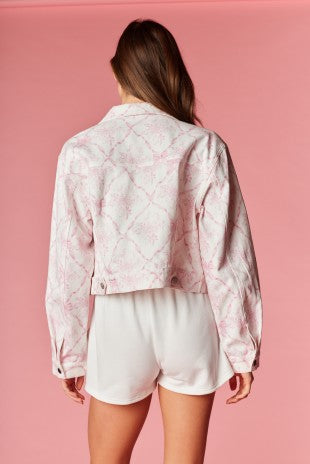 Coquette Toile Bow Twill Jacket