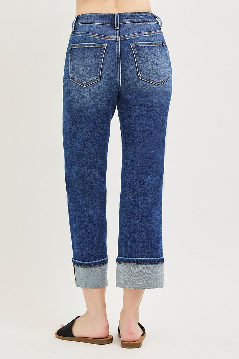 Whit Crop Straight Jean