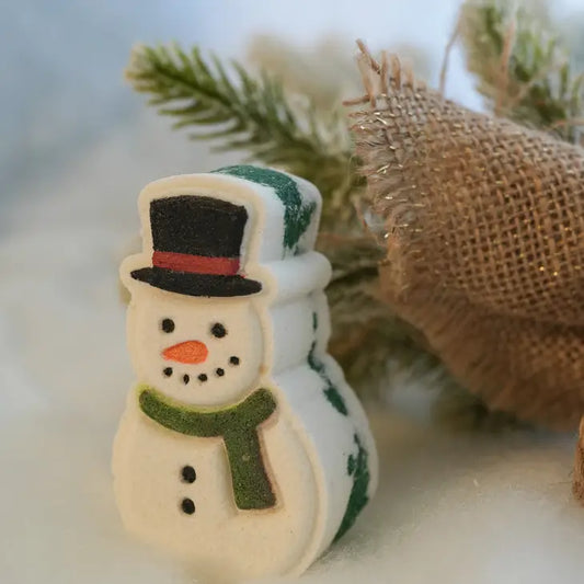Snowman Peppermint Mocha Bathbomb
