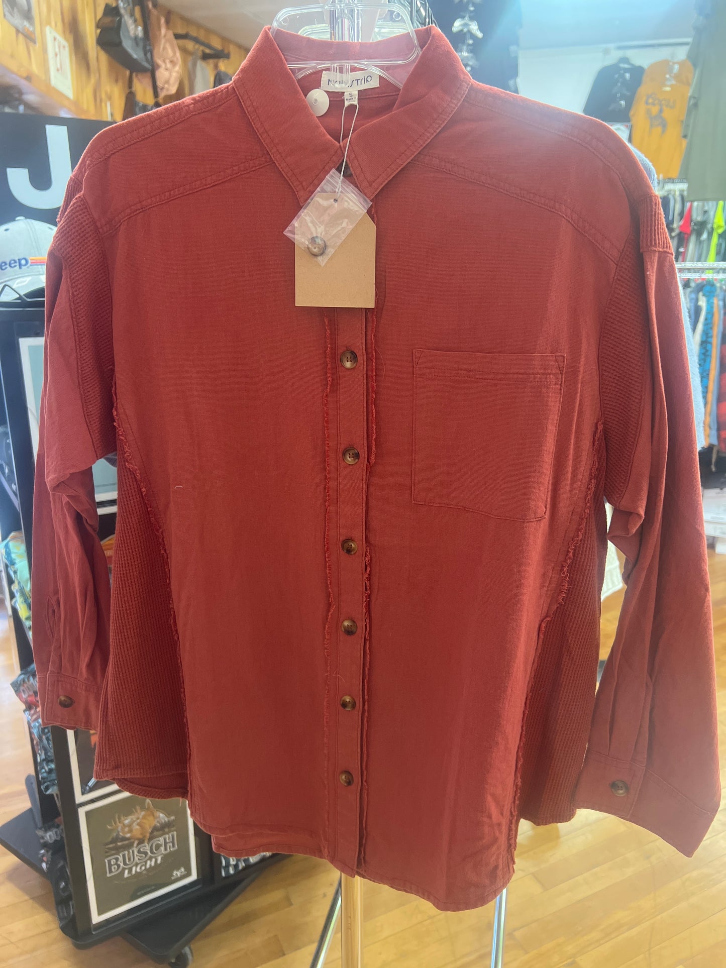 Oversized Rust Top