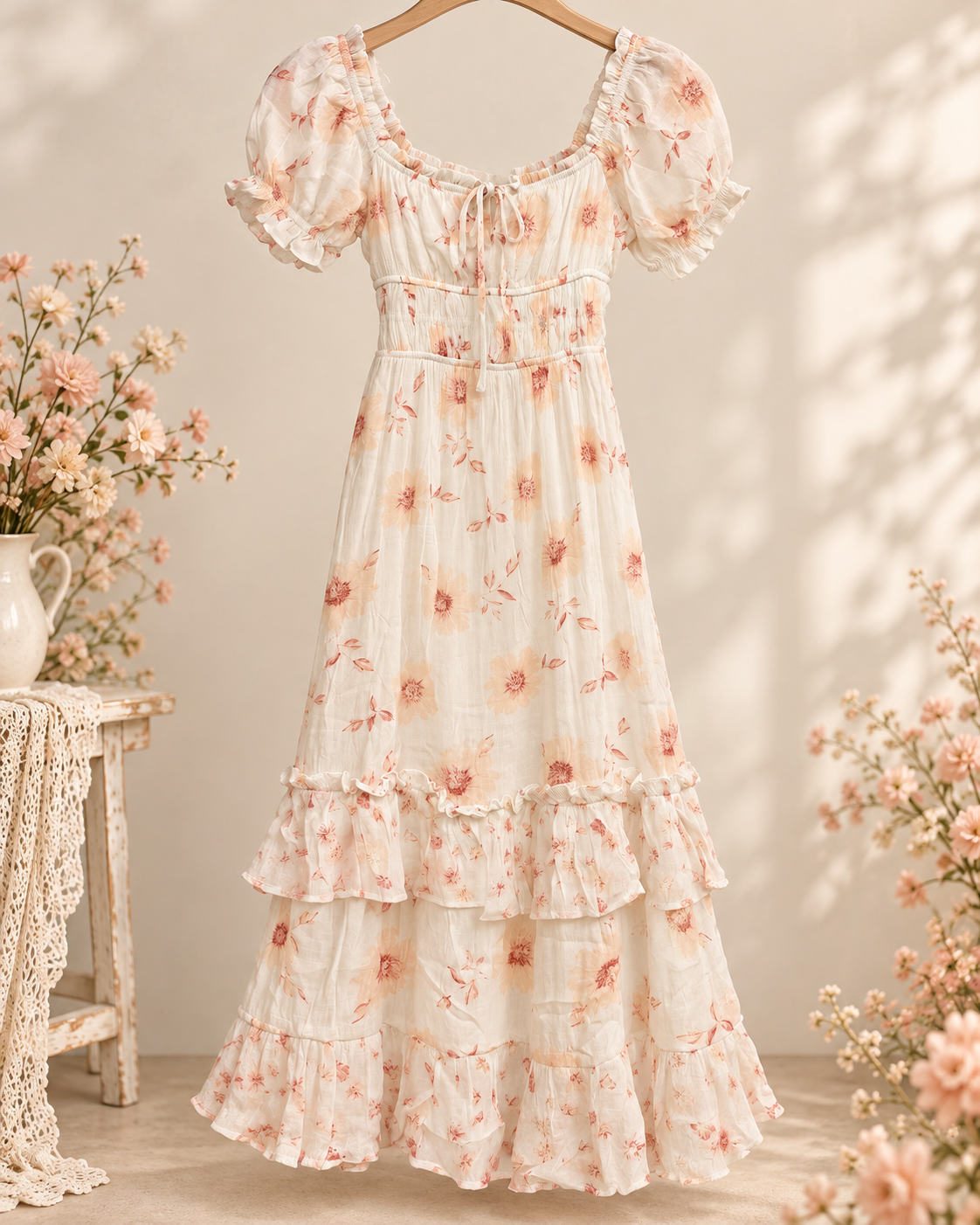 Apricot Dress