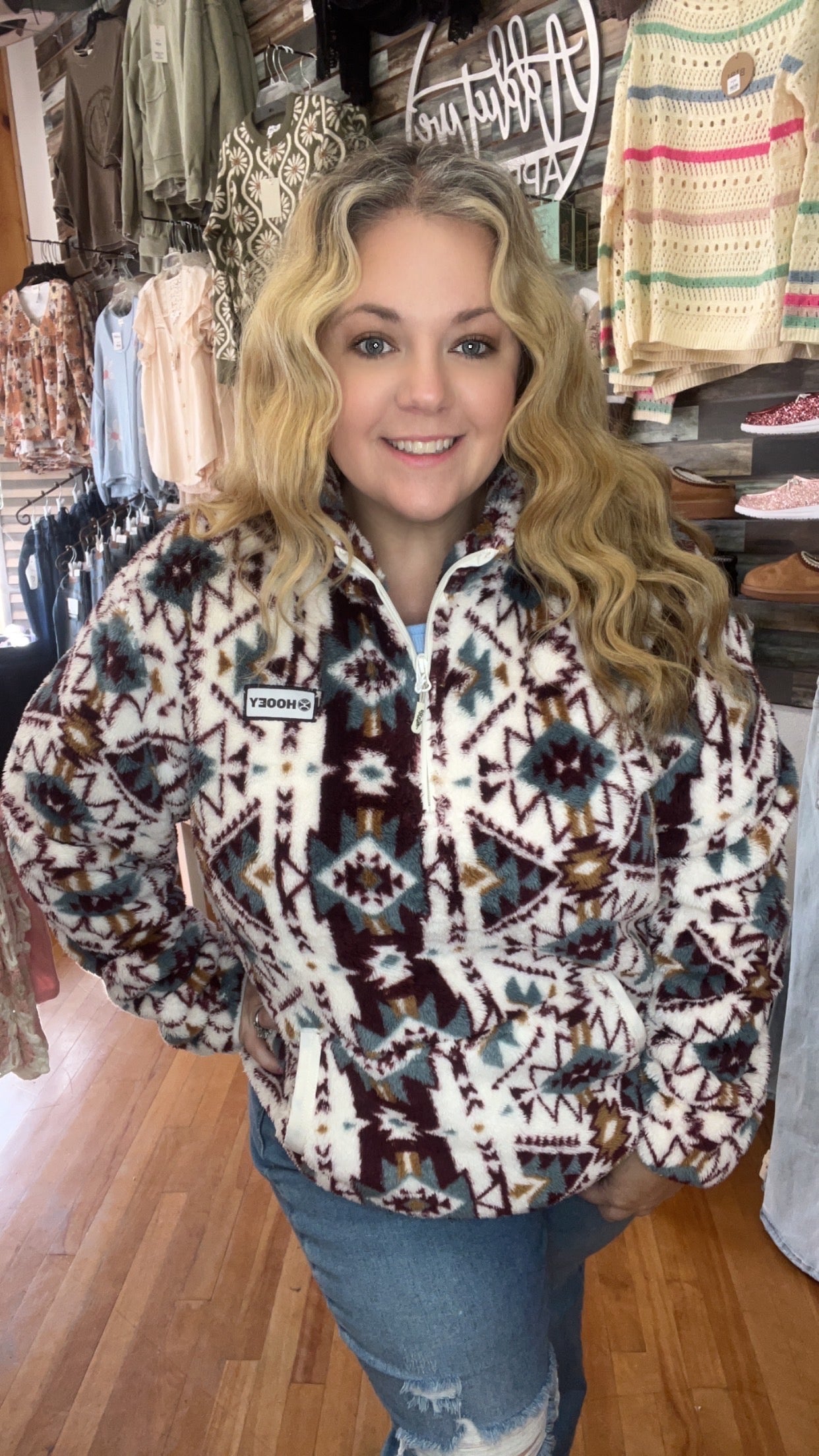 Hooey Fleece Pullover