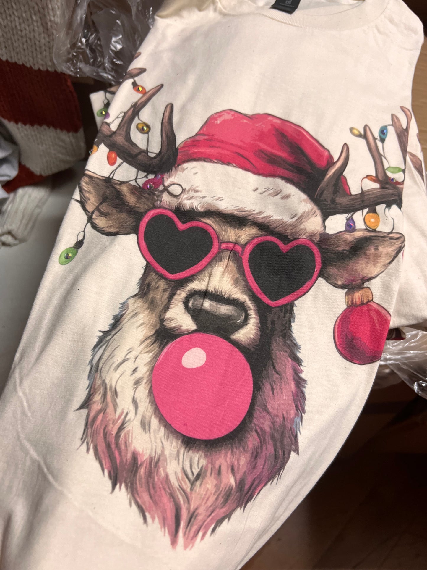 Reindeer Bubblegum Tee