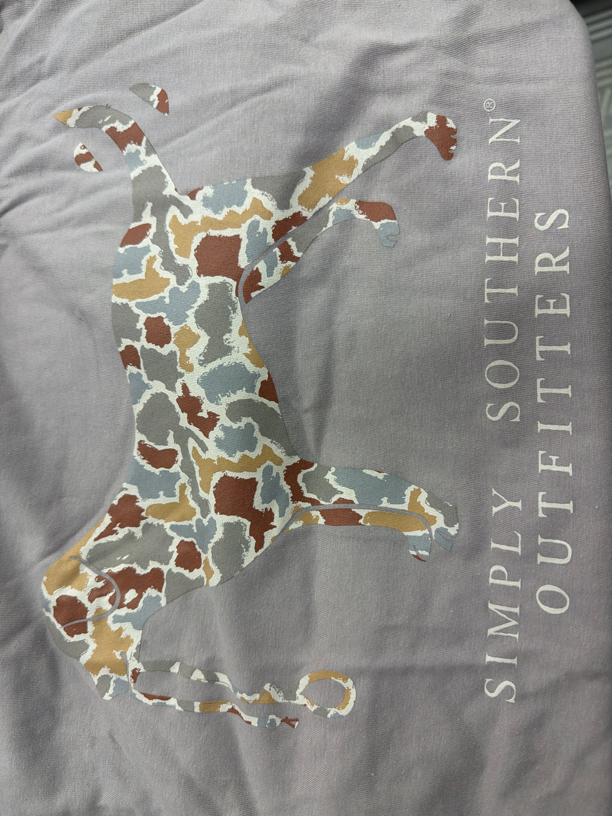 Simply Southern Mens Longsleeve Logo Camo Tee