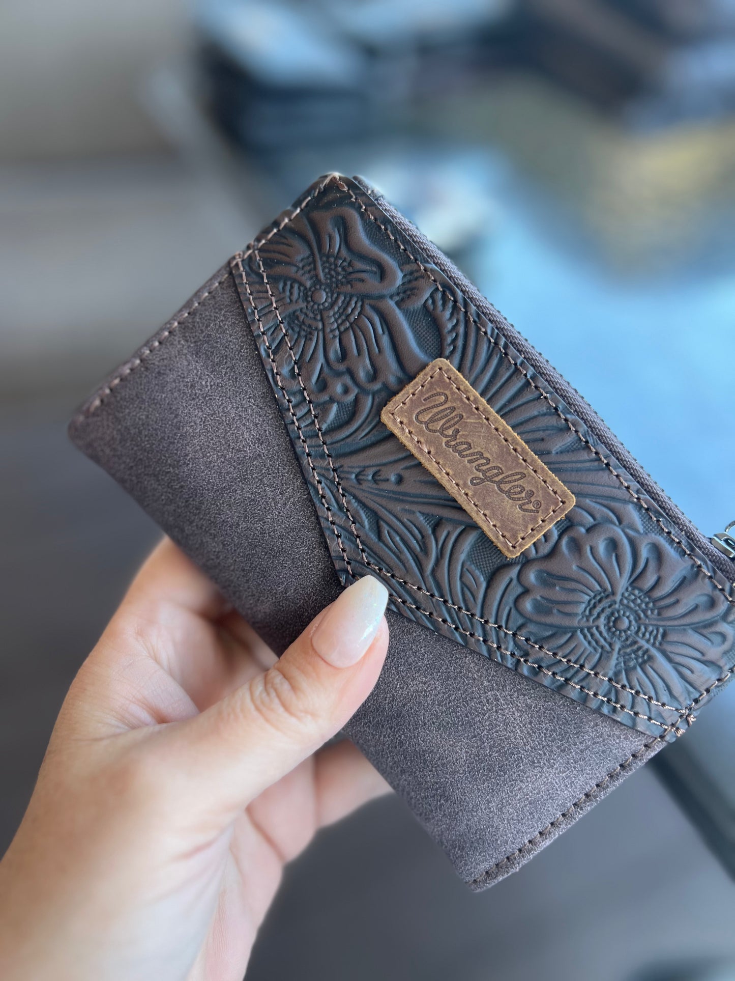 Wrangler Floral Tooled Bi-Fold Wallet