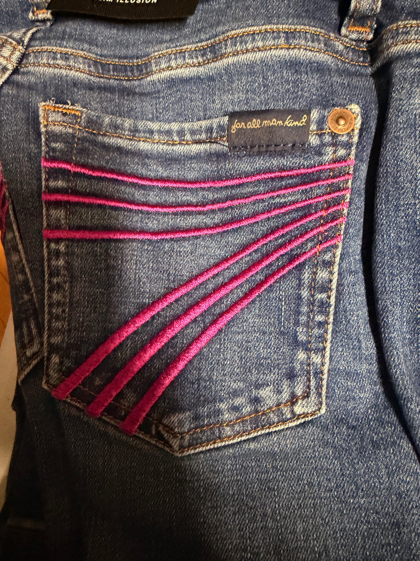 7 Dojo Hot PInk Jeans