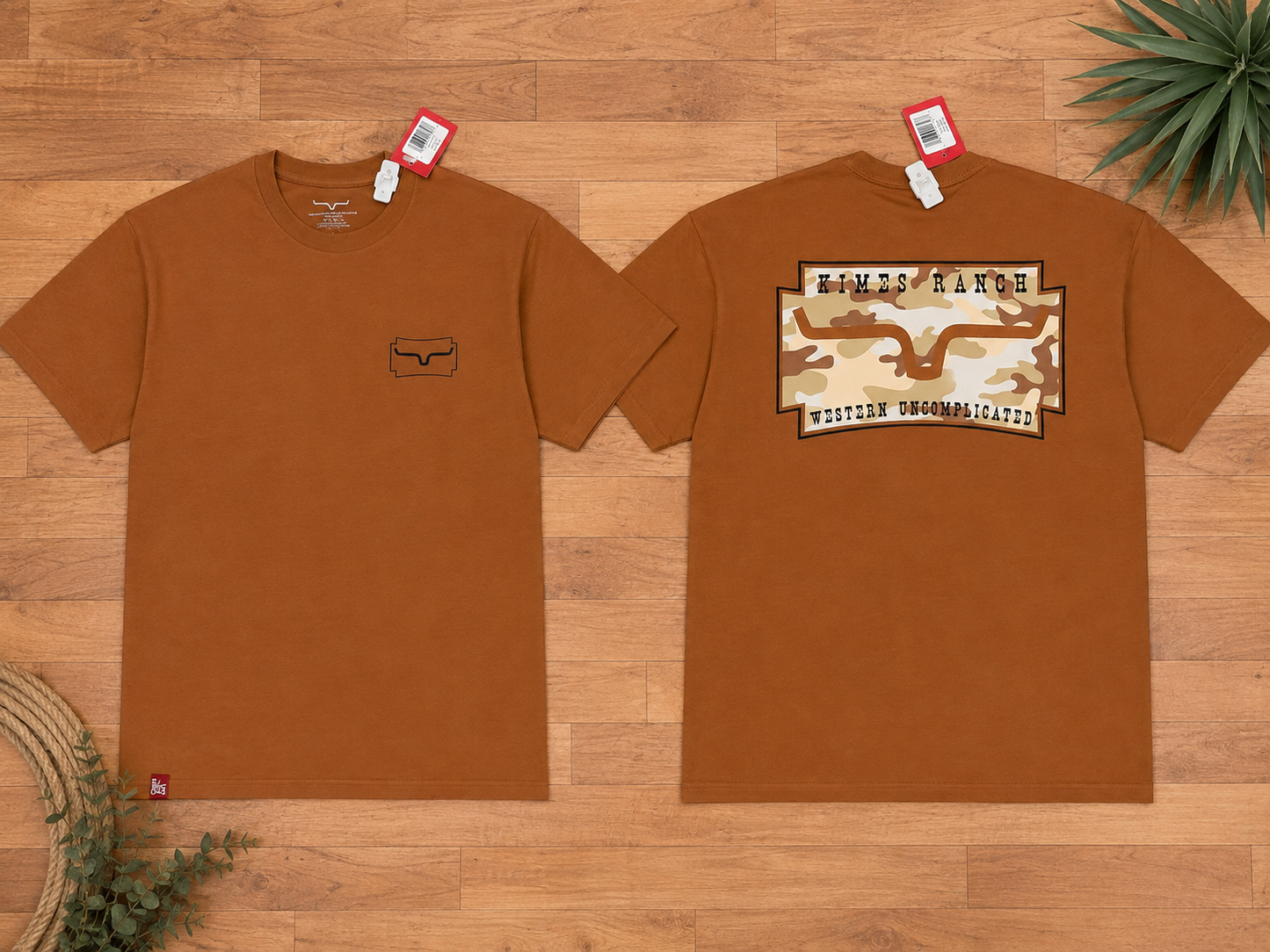 Kimes Ranch Camo Crest Tee