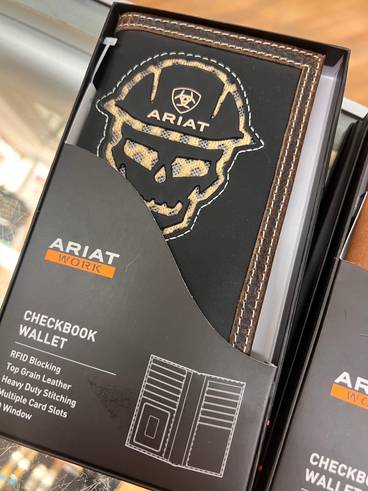Ariat Work Skull Wallet
