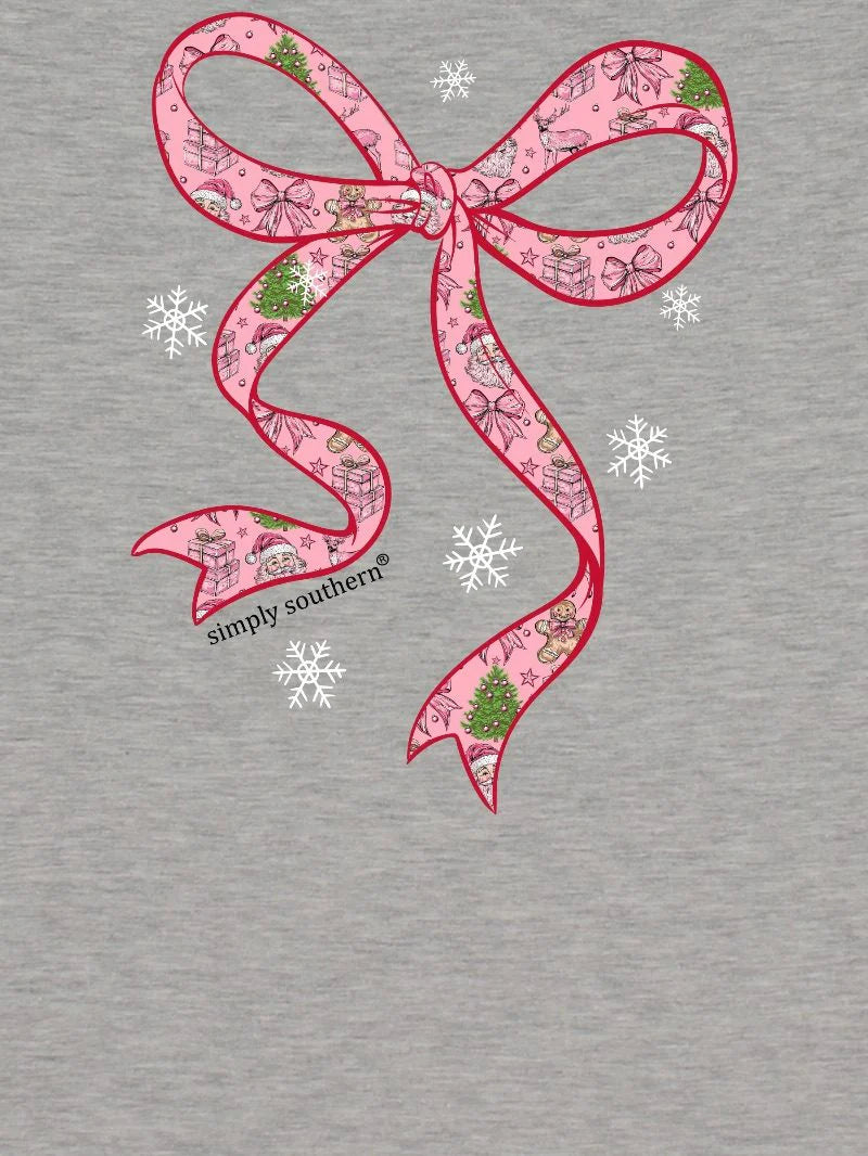 Simply Southern Santa Bow Tee