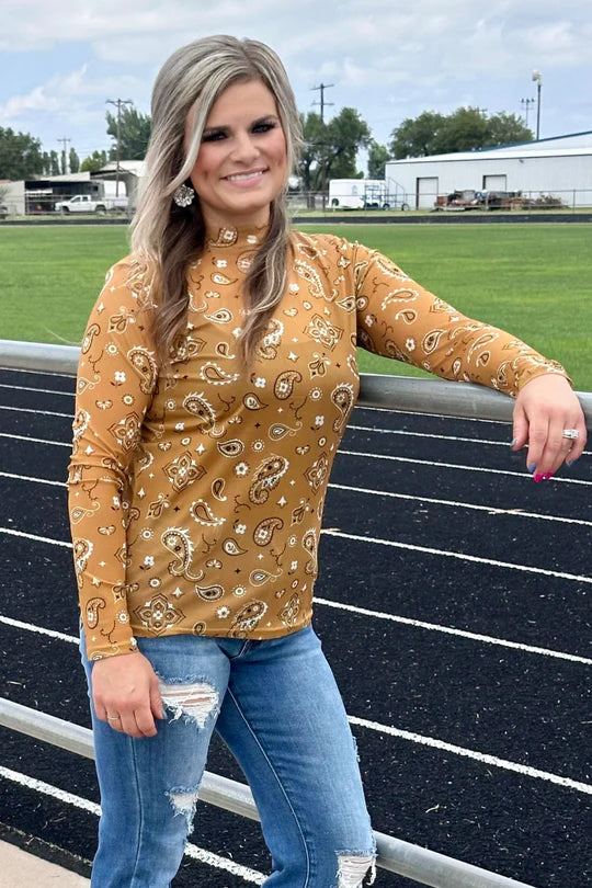 Bandana Babe Mesh Top