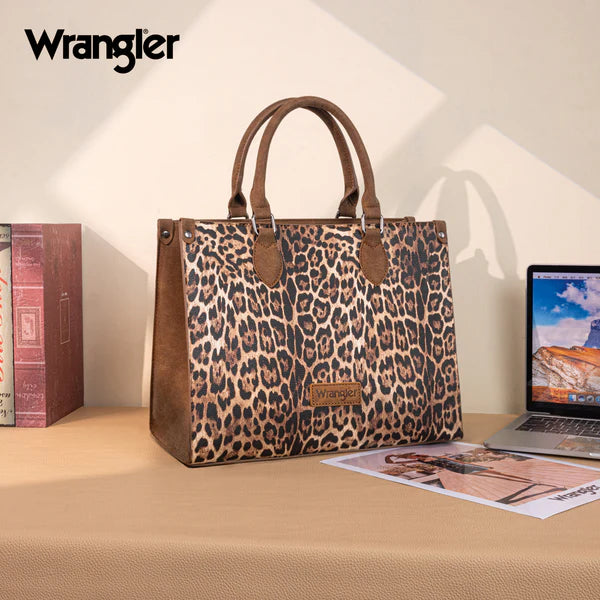 Wrangler Leopard Tote
