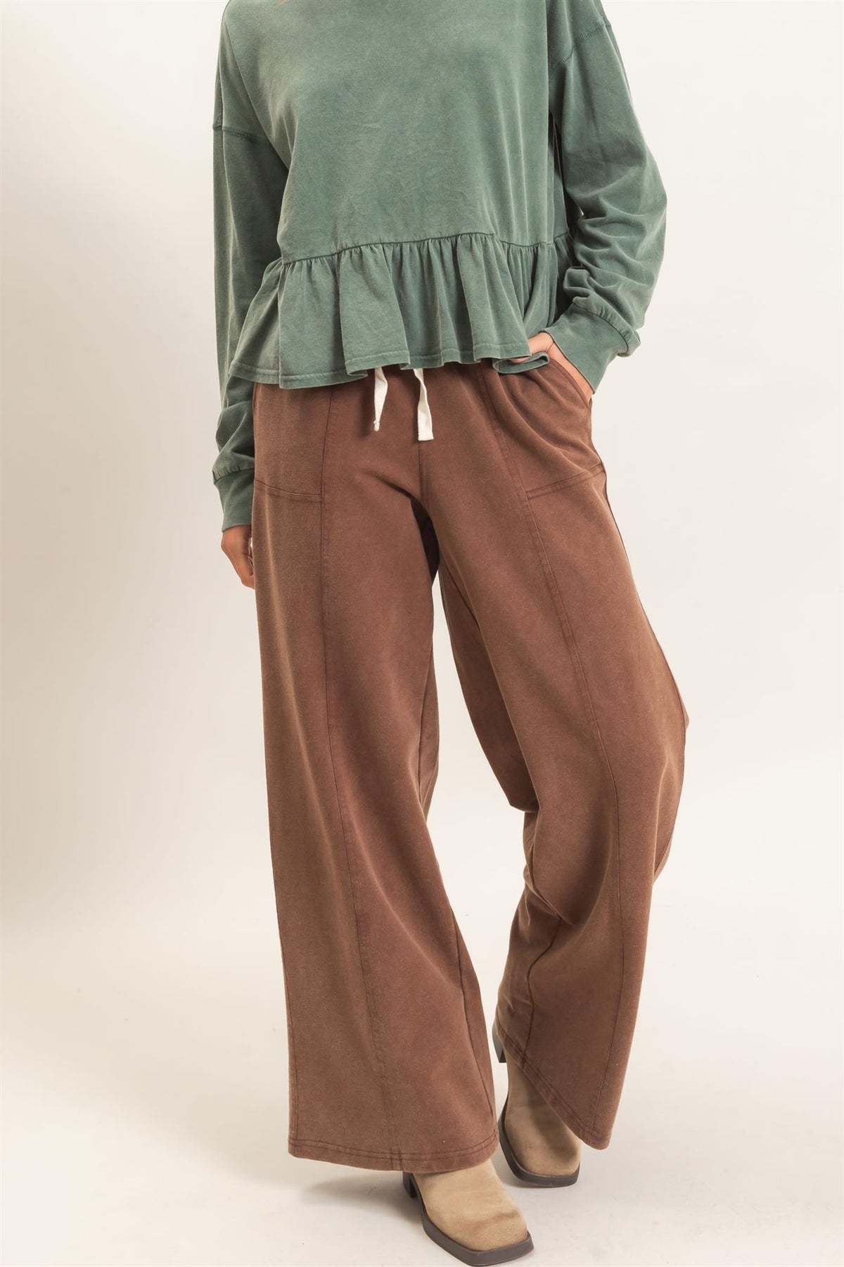 Autumn Haze Wide Leg Pants