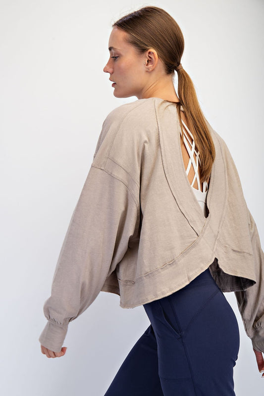 Open Back Bliss Top
