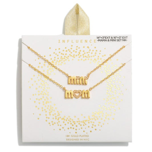 Mom & Mini Necklace Set