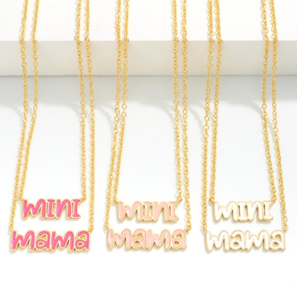 Mini & Mama Necklace Set