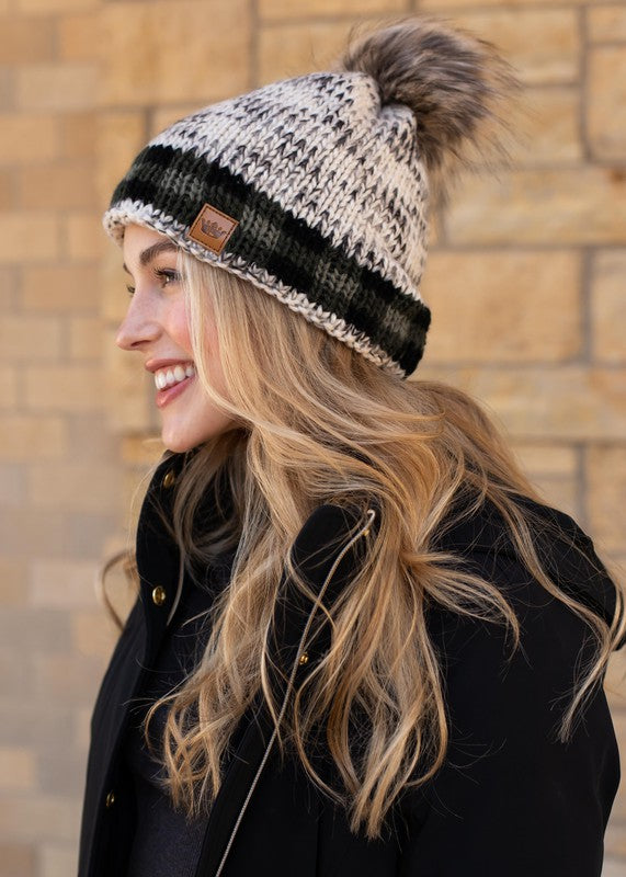 Knit Pom Hat