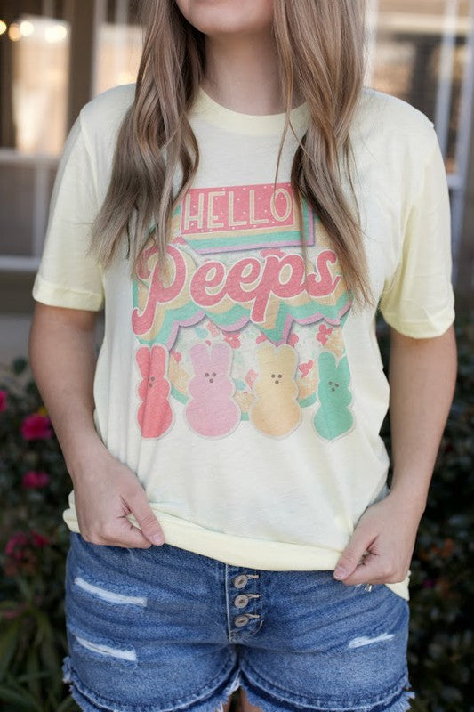 Hello Peeps Tee