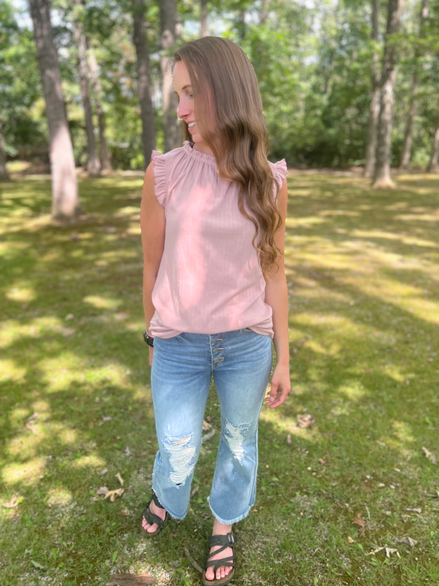 Lets Go Out Kick Flare Denim(l30)