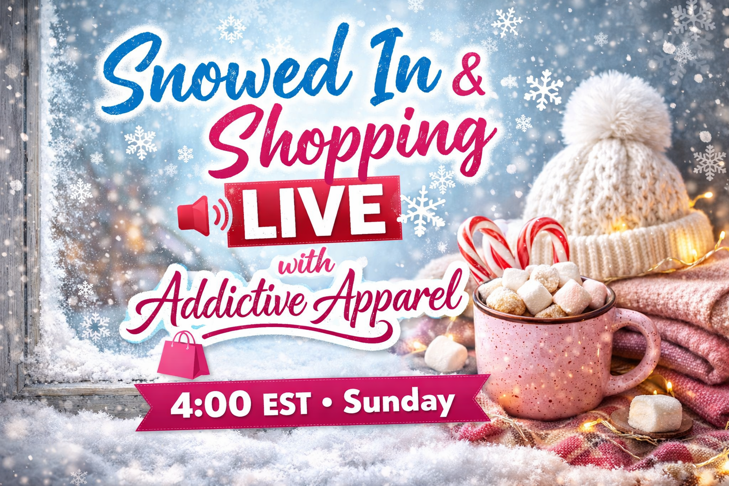 Snowed In & Shopping Live Collection