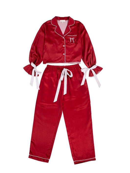 Simply Southern Red Bow PJ Set