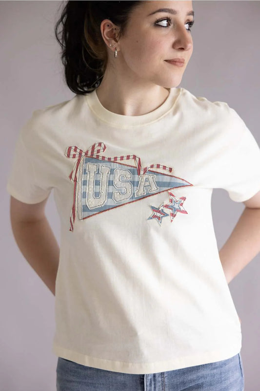 Simply USA Applique T-Shirt