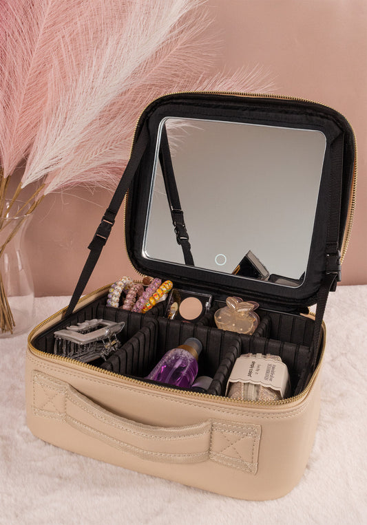 Simply Southern Lighted Travel Makeup Bag