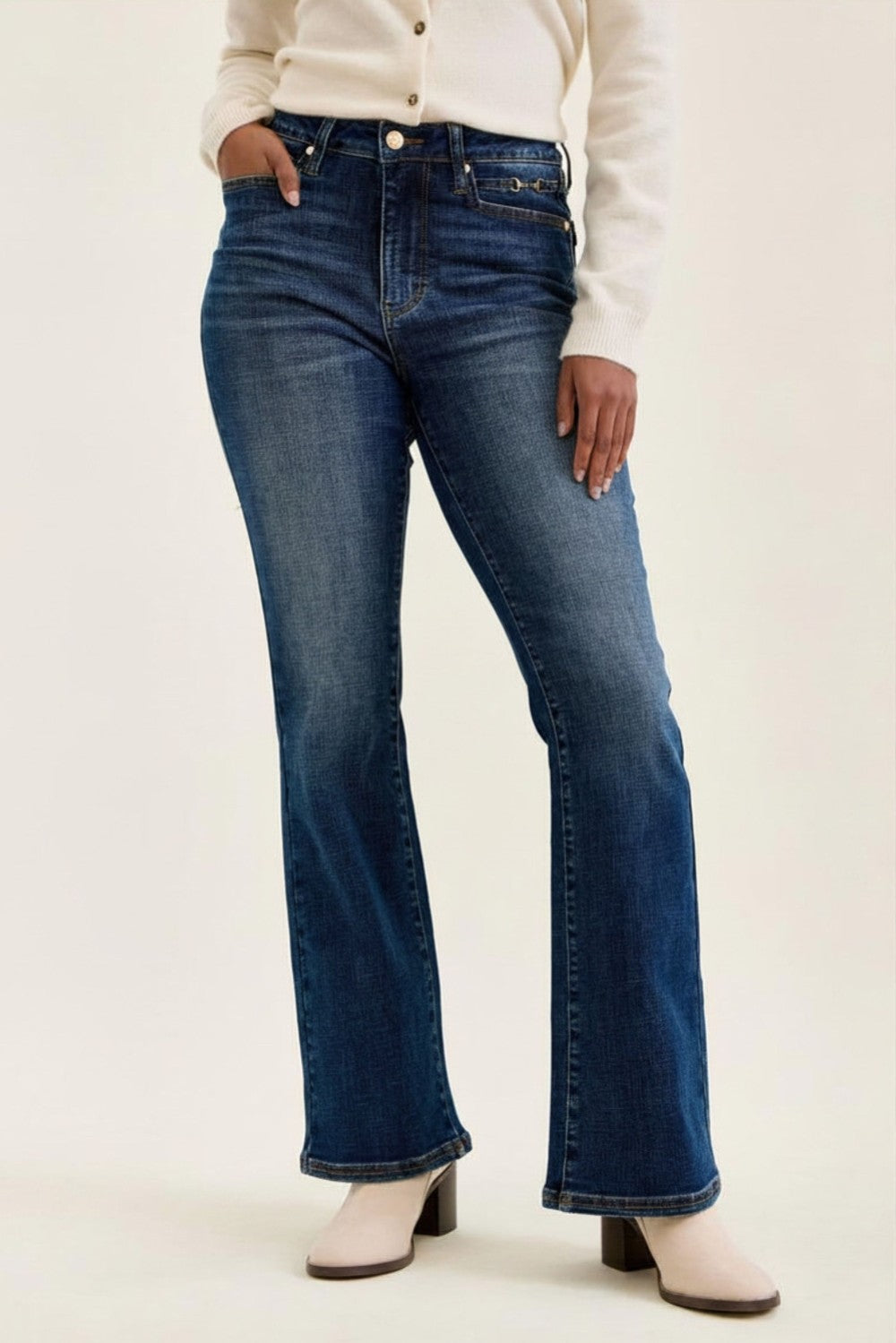 Daisy Mid Rise Bootcut Jeans