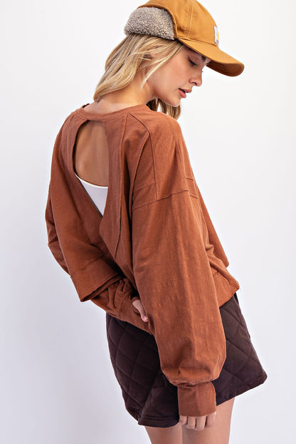 Open Back Bliss Top