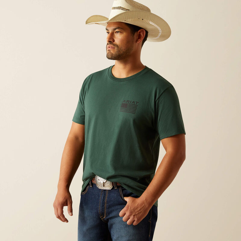 Ariat Wood Flag Tee
