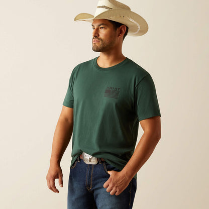 Ariat Wood Flag Tee