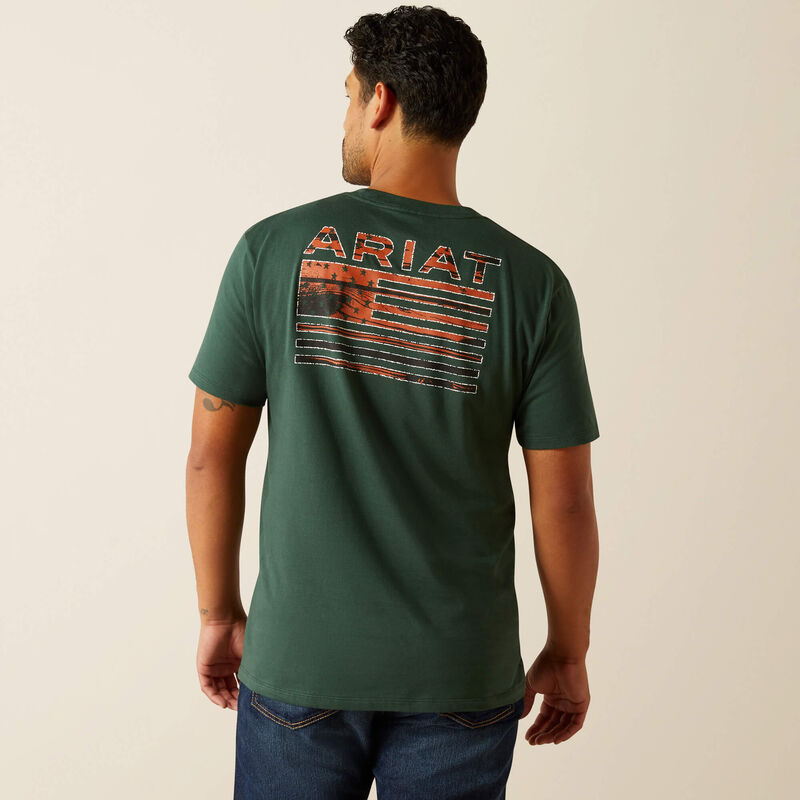 Ariat Wood Flag Tee