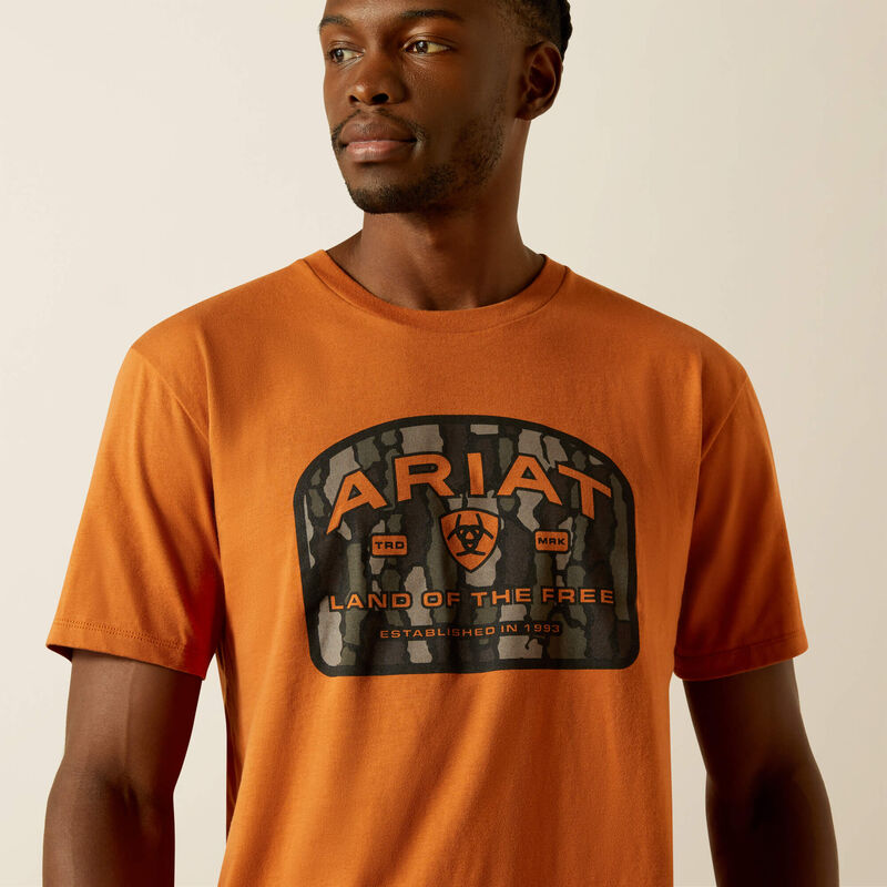 Ariat Underlands Camo Badge Tee