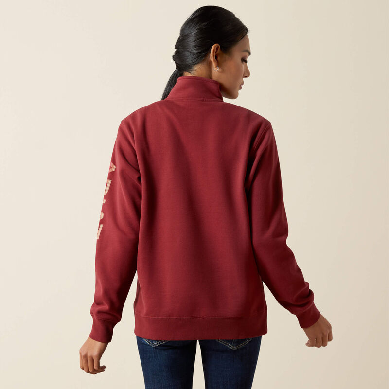 Ariat Foundation Logo 1/2 Zip Hoodie