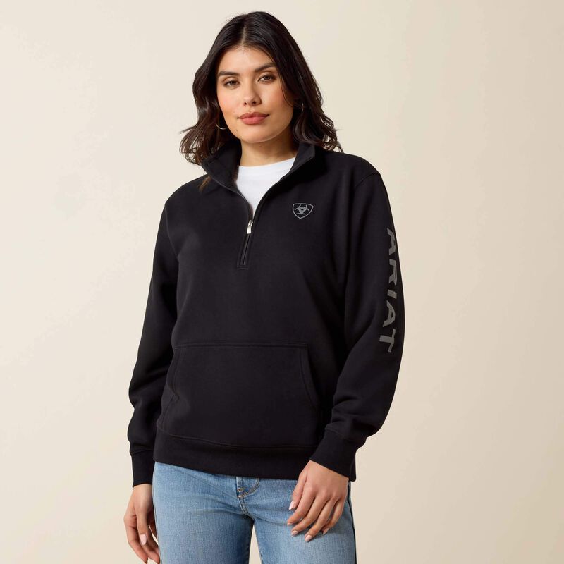 Ariat Foundation Logo 1/2 Zip Hoodie