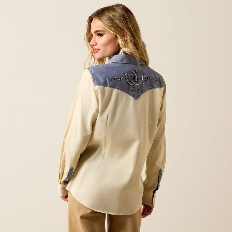 Ariat Horseshoe Western Snap