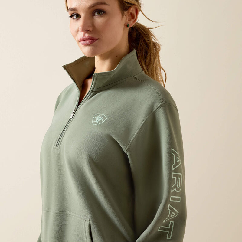 Ariat Foundation Logo 1/2 Zip - 2 Colors