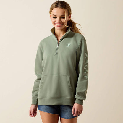 Ariat Foundation Logo 1/2 Zip - 2 Colors