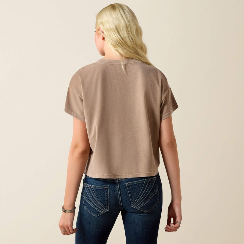 Ariat Paisley Boxy Crop Tee