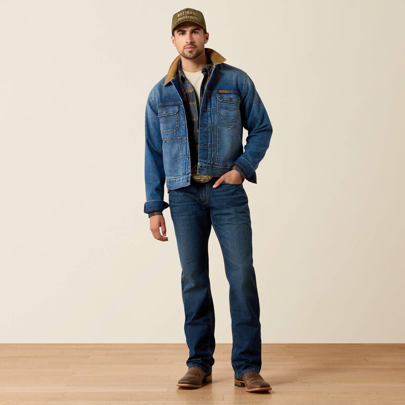 Ariat Flannel Lined Trucker Jacket