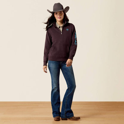 Ariat Foundation Logo 1/2 Zip Sweatshirt