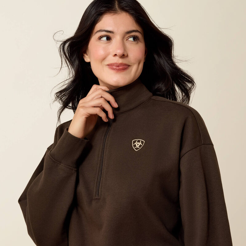 Ladies Ariat 1/2 Zip Sweatshirt