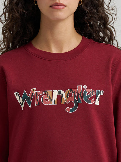 Ladies Wrangler Aztec Crew