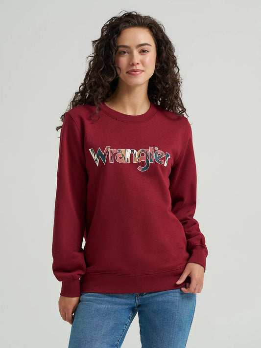 Ladies Wrangler Aztec Crew